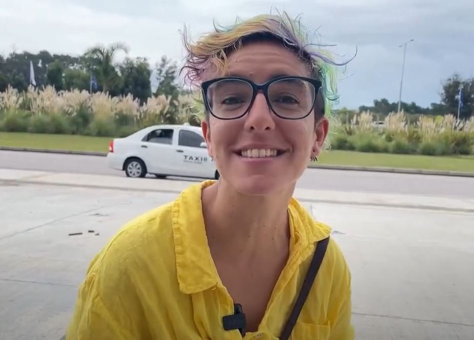 Analia en el Evento con Prem Rawat en Punta del Este 2024