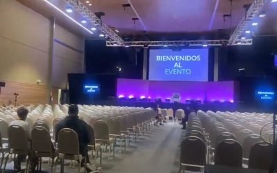 Sala evento con Prem Rawat en Punta del Este 2024