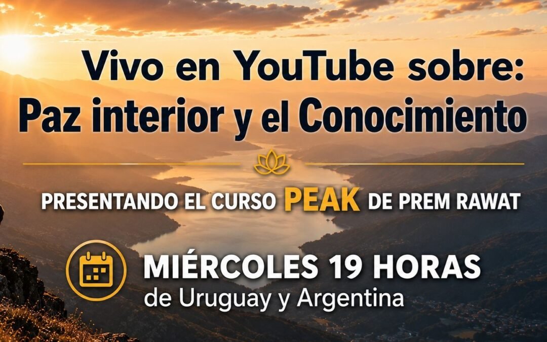 Te invitamos a una presentación del PEAK por Zoom y YouTube (Educación para la Paz y el Conocimiento)